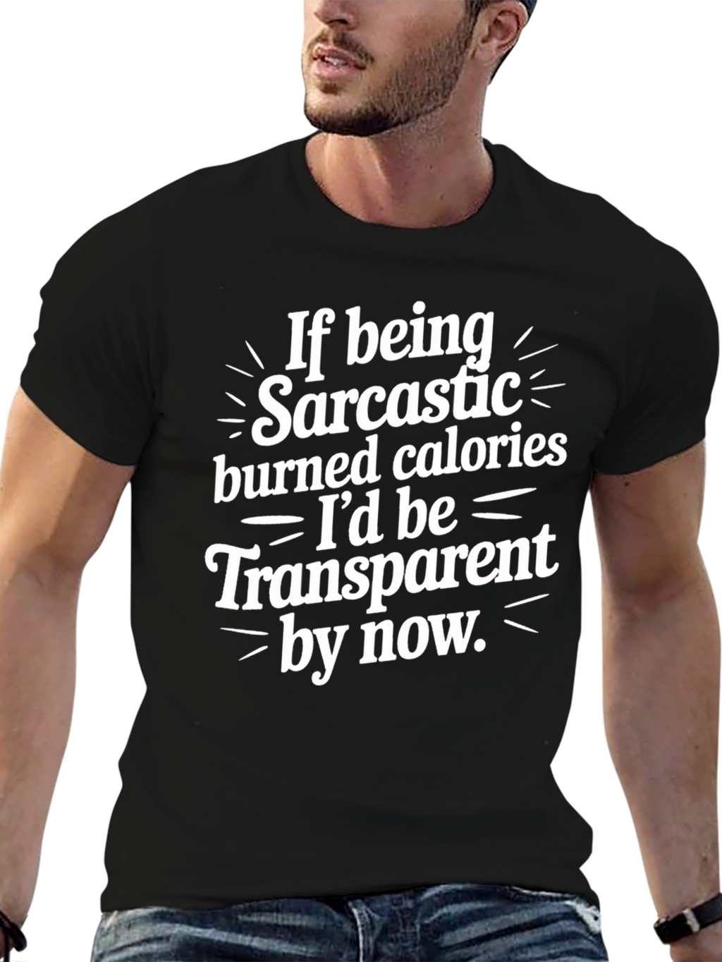 Sarcastic Burn Calories Tee