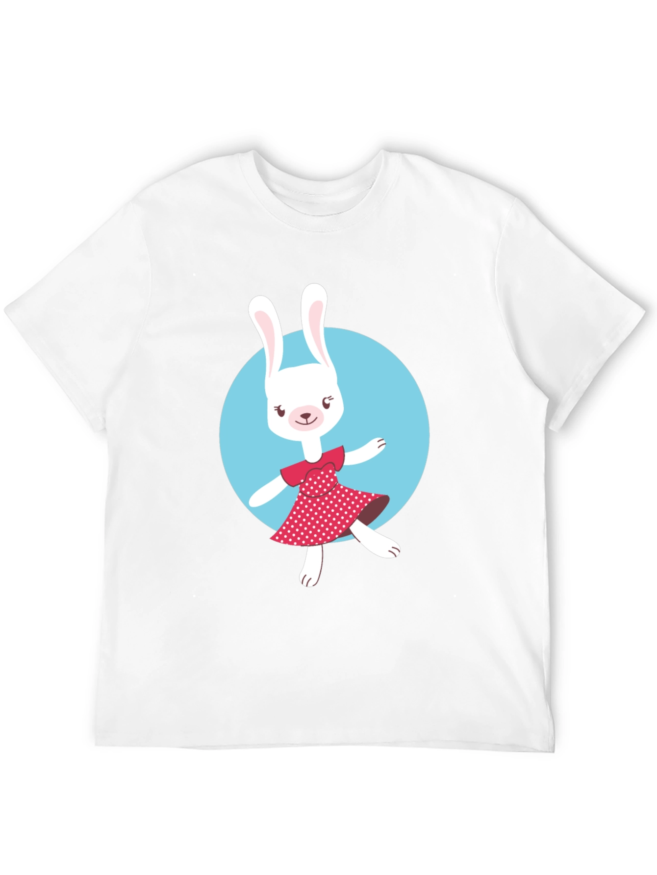 Bunny Graphic T-Shirt - Cute Rabbit Design