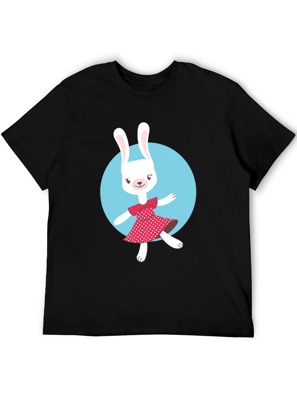 Bunny Graphic T-Shirt - Cute Rabbit Design