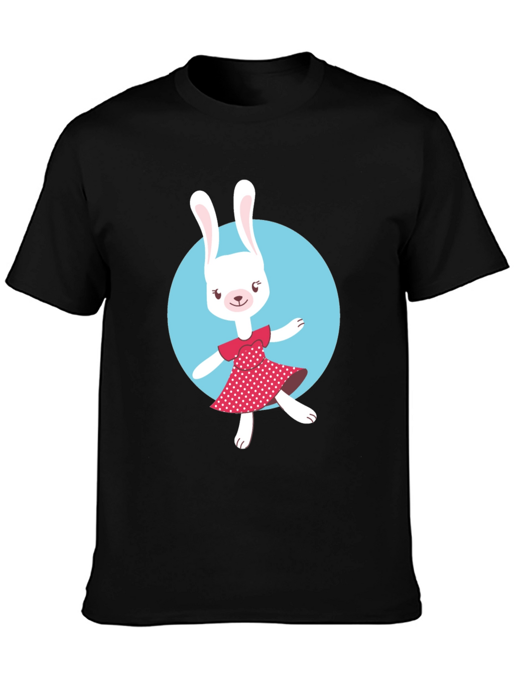 Bunny Graphic T-Shirt - Cute Rabbit Design