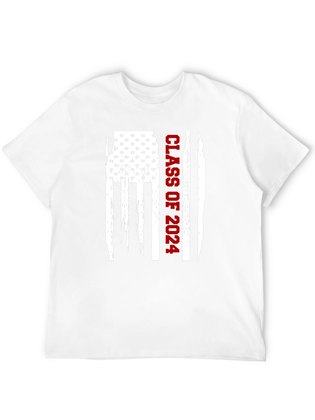 Class of 2024 American Flag T-Shirt