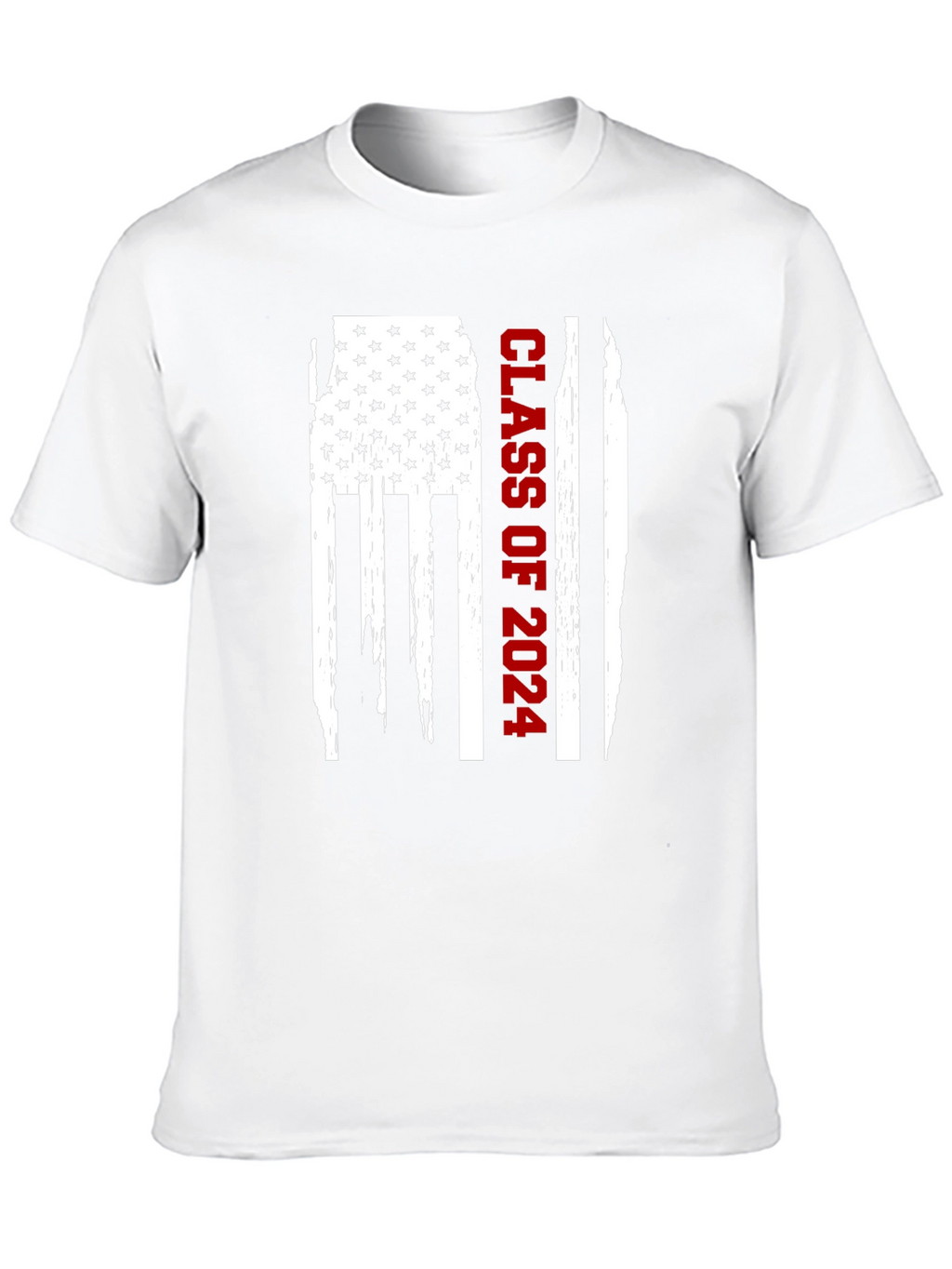 Class of 2024 American Flag T-Shirt