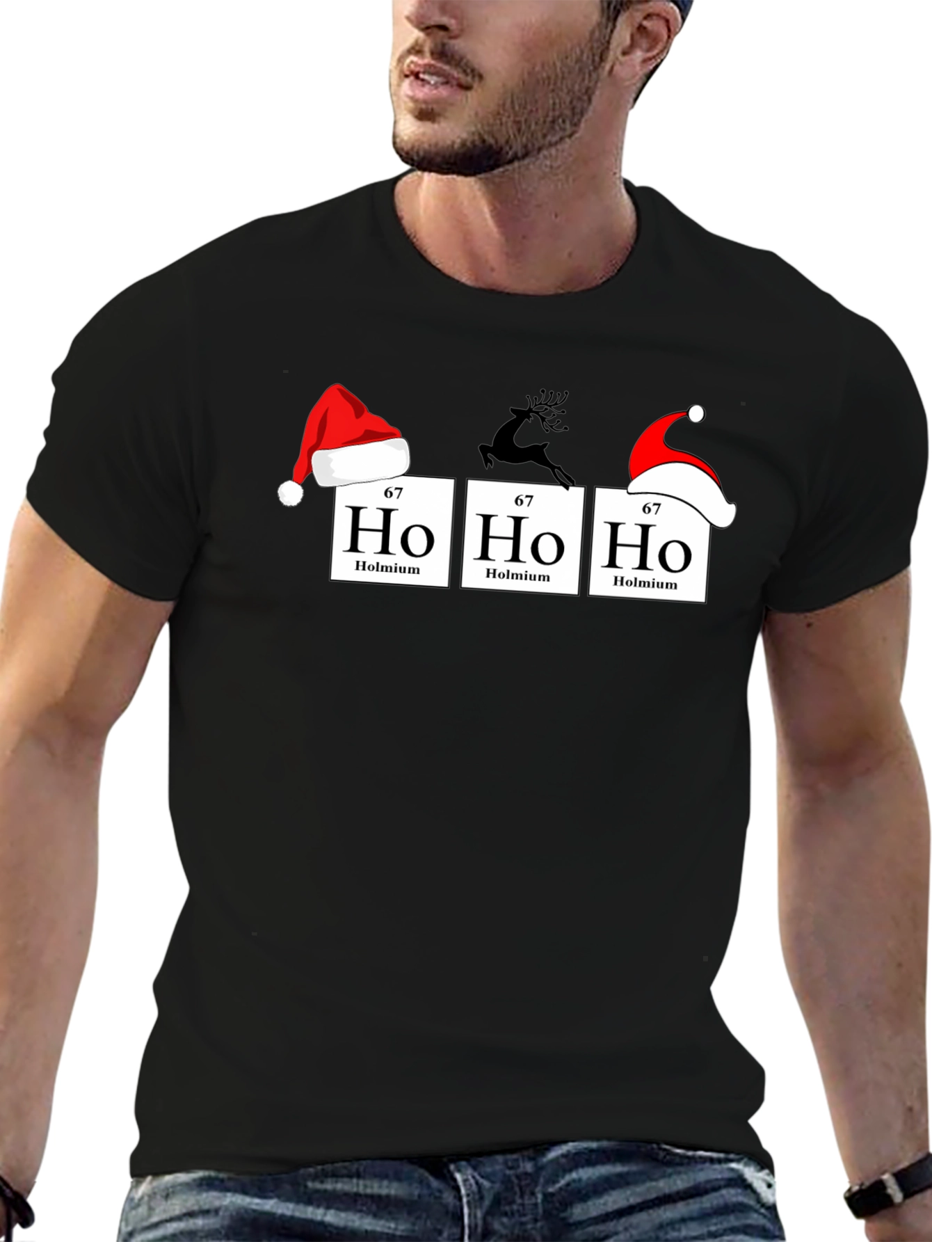 Ho Ho Ho Holmium Christmas T-Shirt
