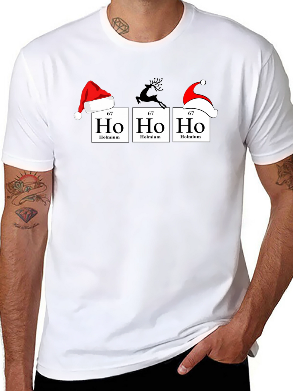 Ho Ho Ho Holmium Christmas T-Shirt