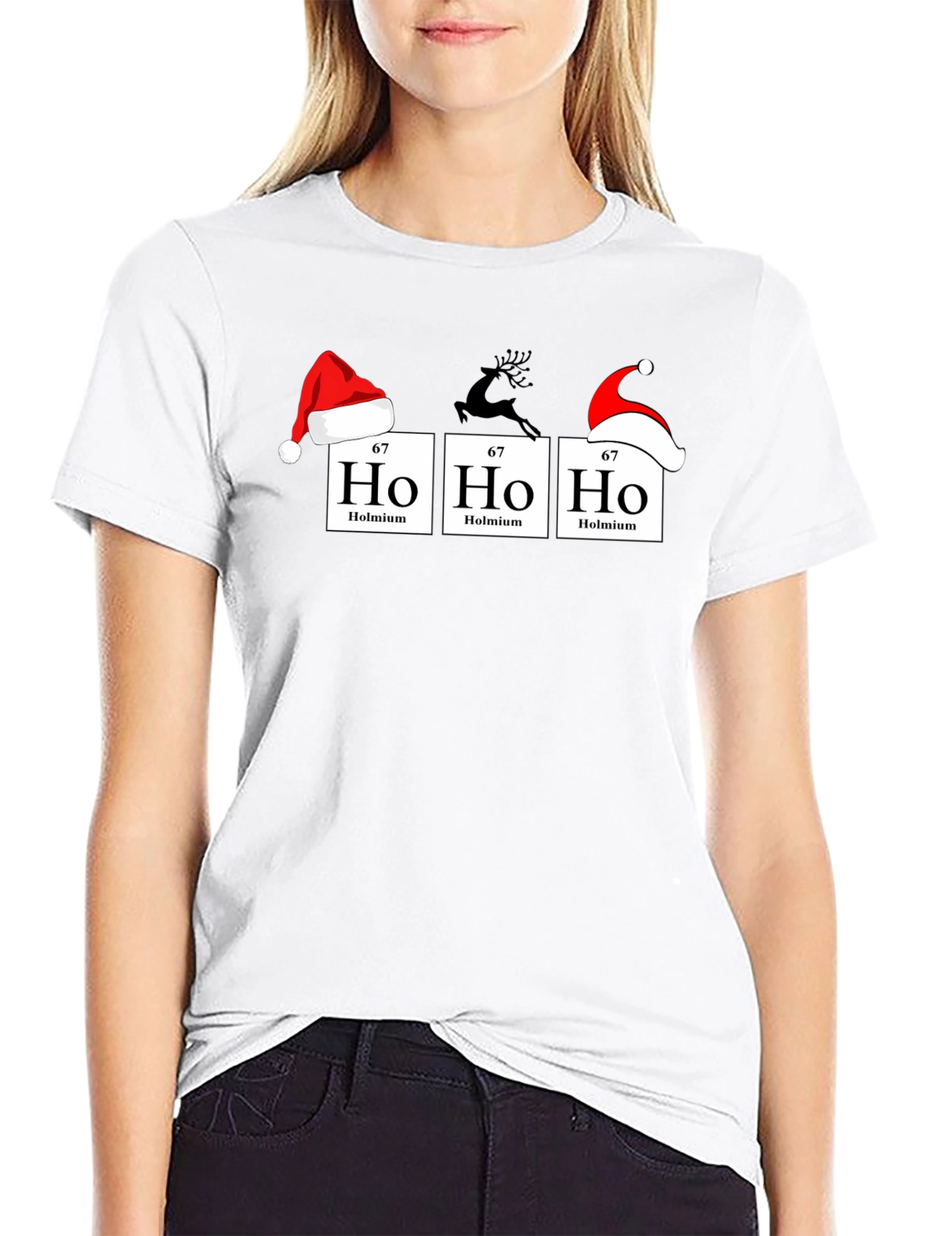 Ho Ho Ho Holmium Christmas T-Shirt