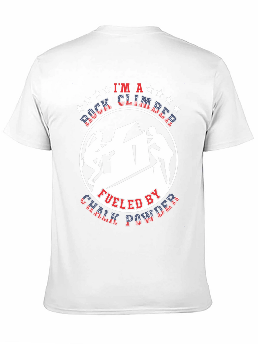 Rock Climber Chalk Powder Graphic Tee