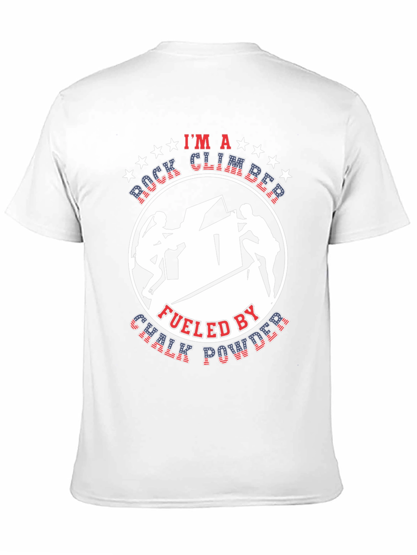 Rock Climber Chalk Powder Graphic Tee