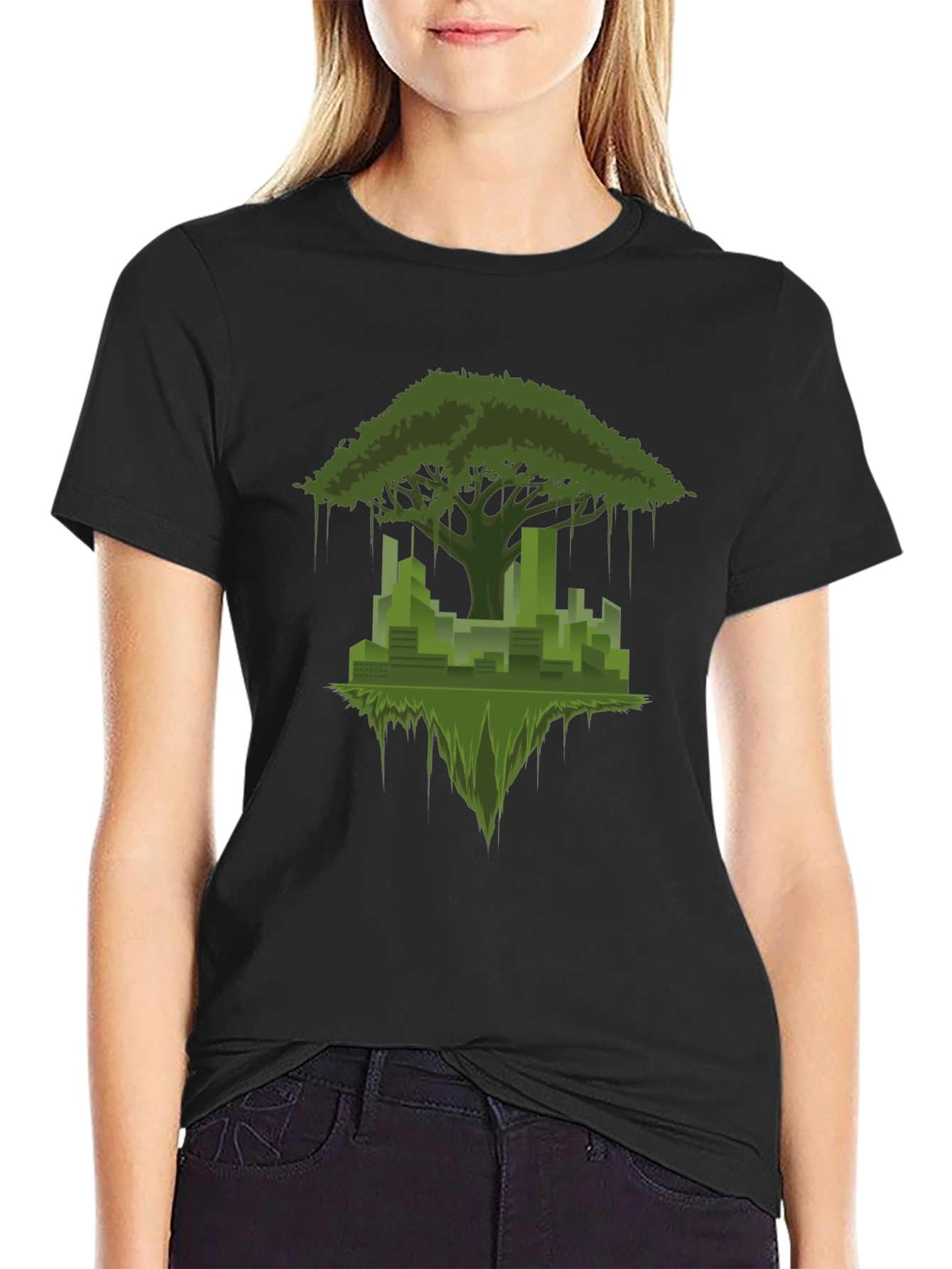 Eco City T-Shirt - Urban Nature Tee