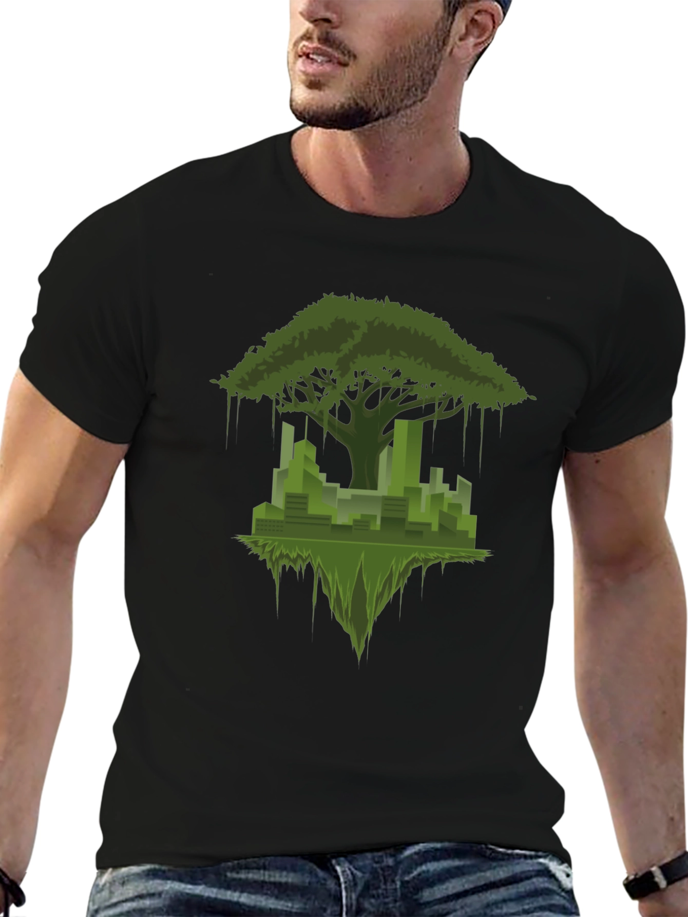 Eco City T-Shirt - Urban Nature Tee