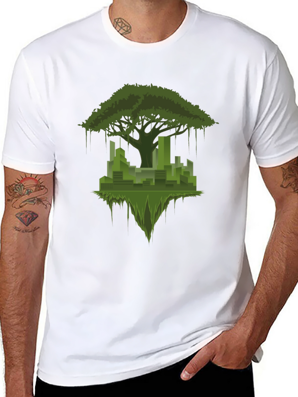 Eco City T-Shirt - Urban Nature Tee