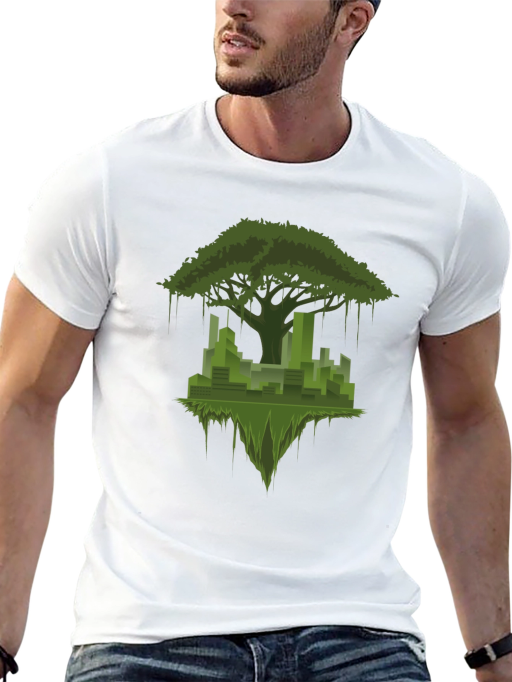 Eco City T-Shirt - Urban Nature Tee