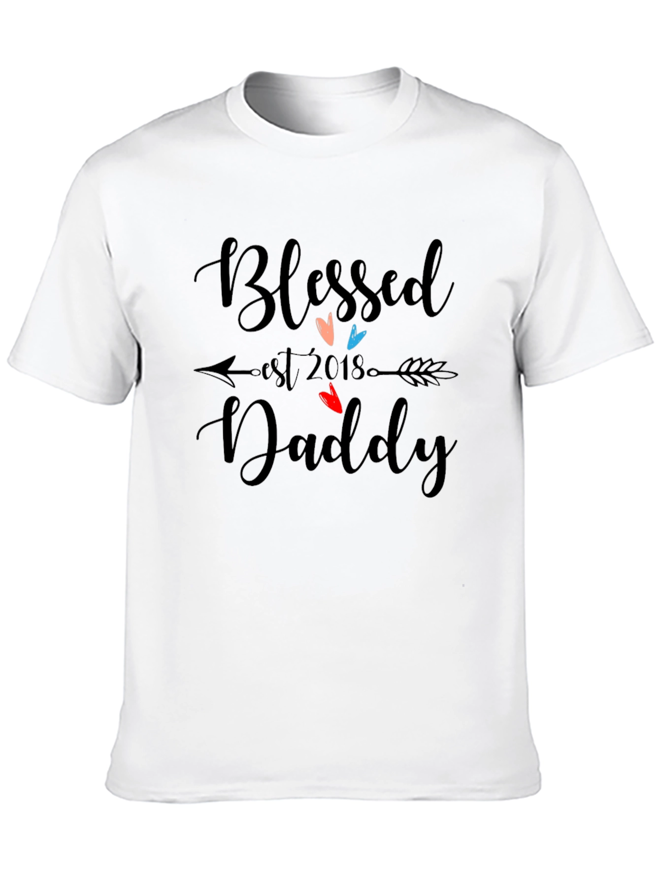 Blessed Daddy Est. 2018 Graphic T-Shirt