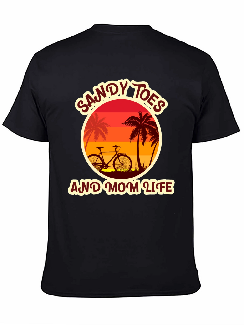 Sandy Toes & Mom Life Graphic Tee