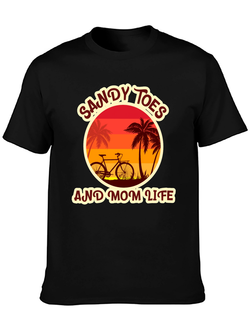 Sandy Toes & Mom Life Graphic Tee