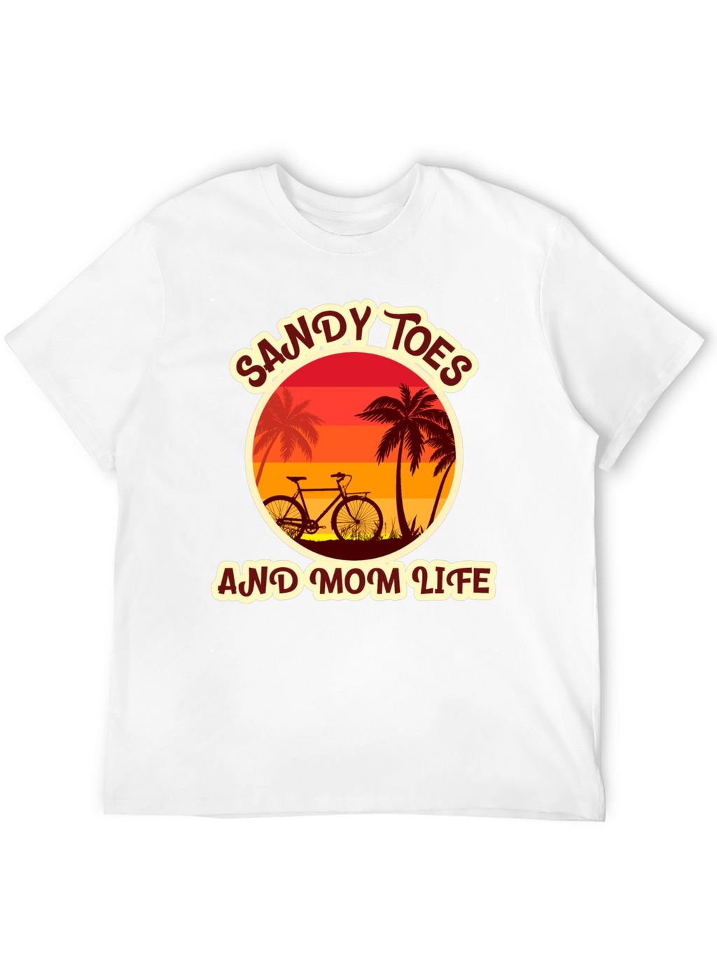 Sandy Toes & Mom Life Graphic Tee