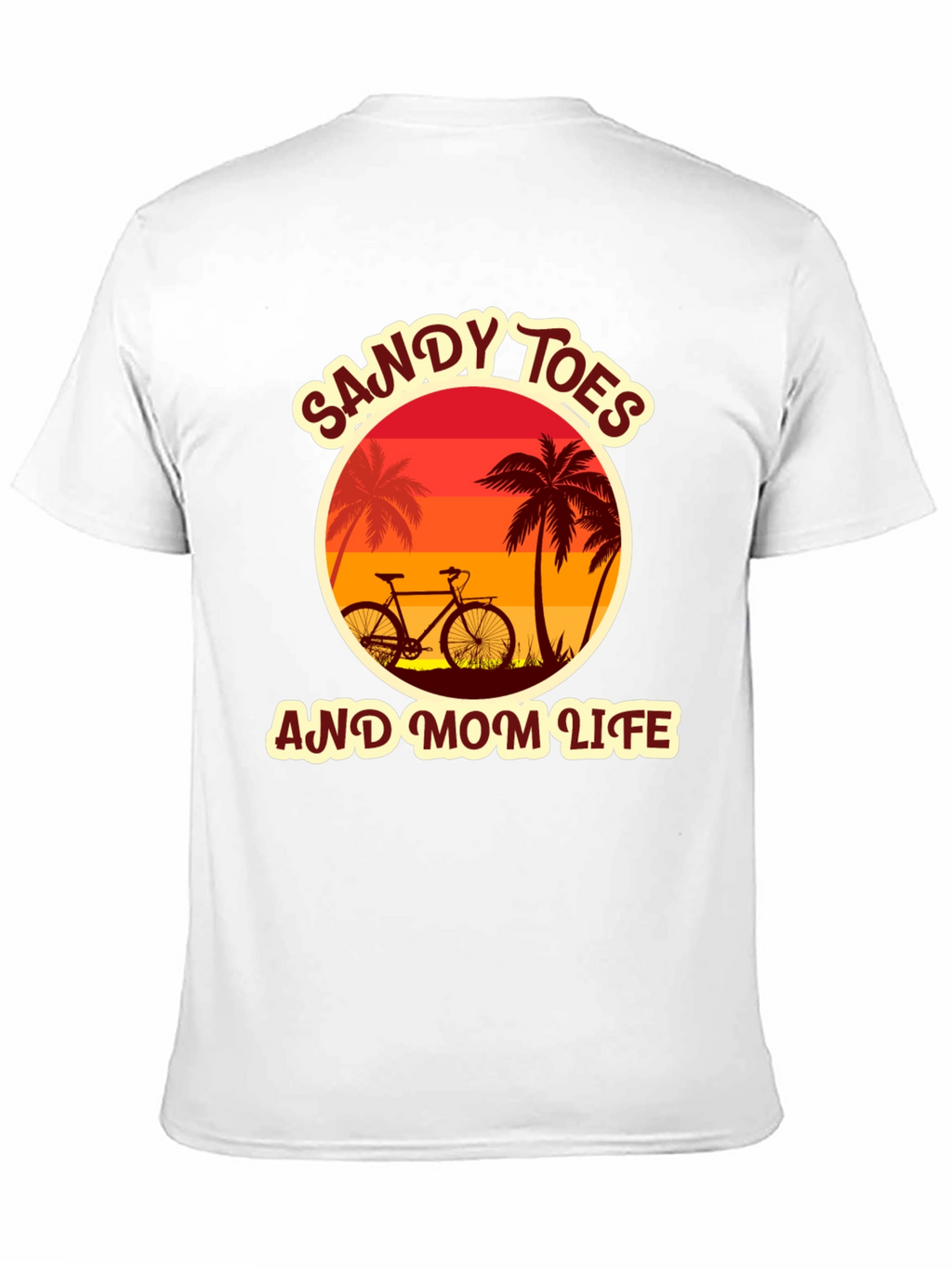 Sandy Toes & Mom Life Graphic Tee