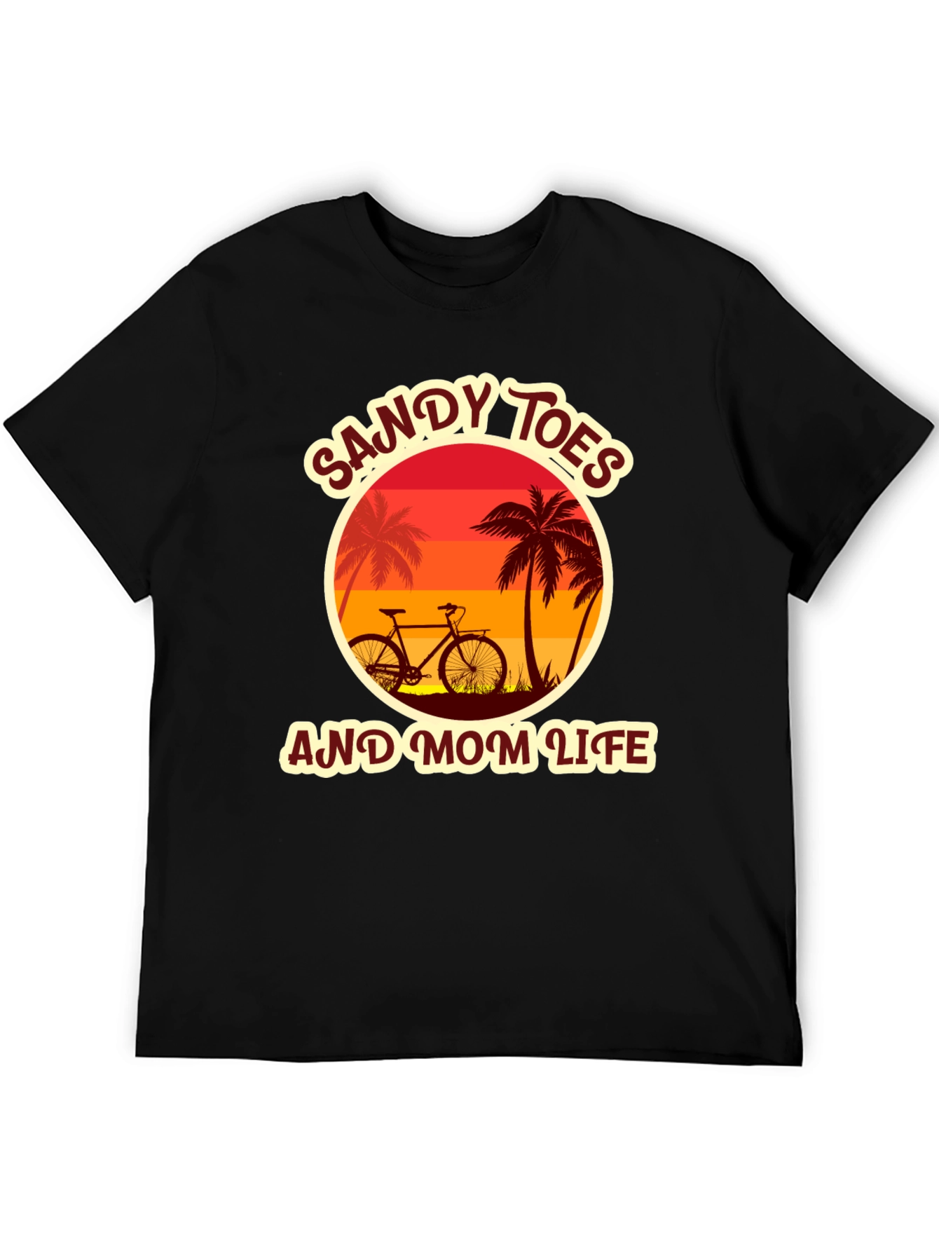 Sandy Toes & Mom Life Graphic Tee