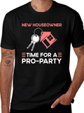 New Homeowner T-Shirt | Pro-Party House Keys