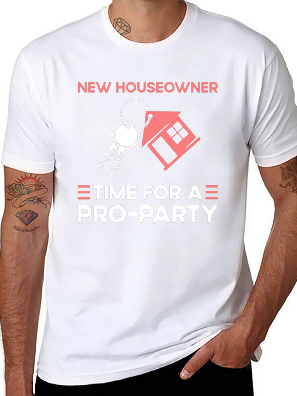 New Homeowner T-Shirt | Pro-Party House Keys