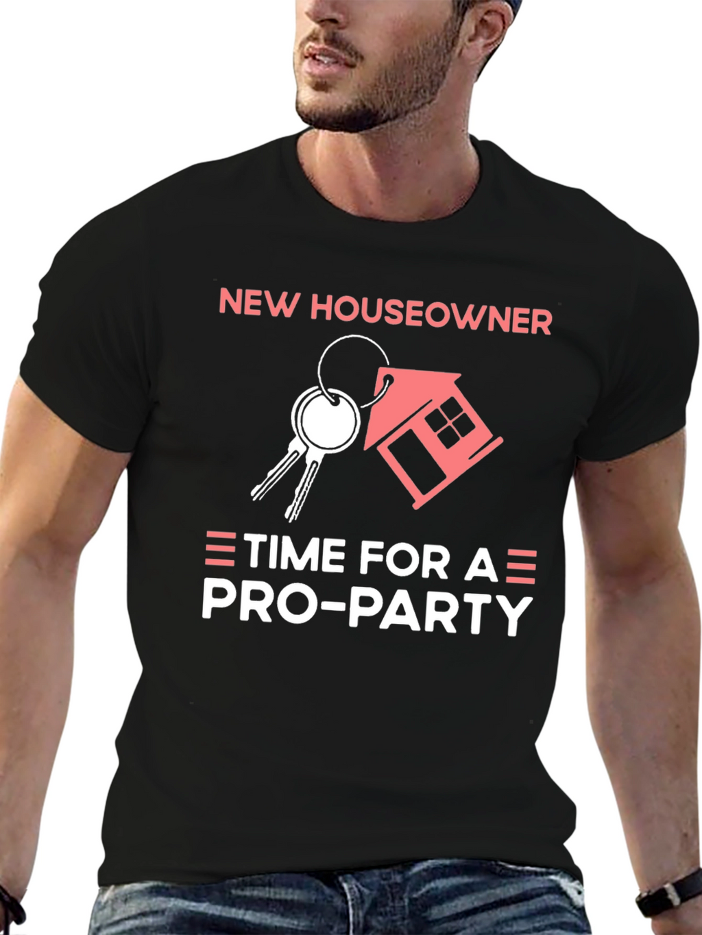 New Homeowner T-Shirt | Pro-Party House Keys