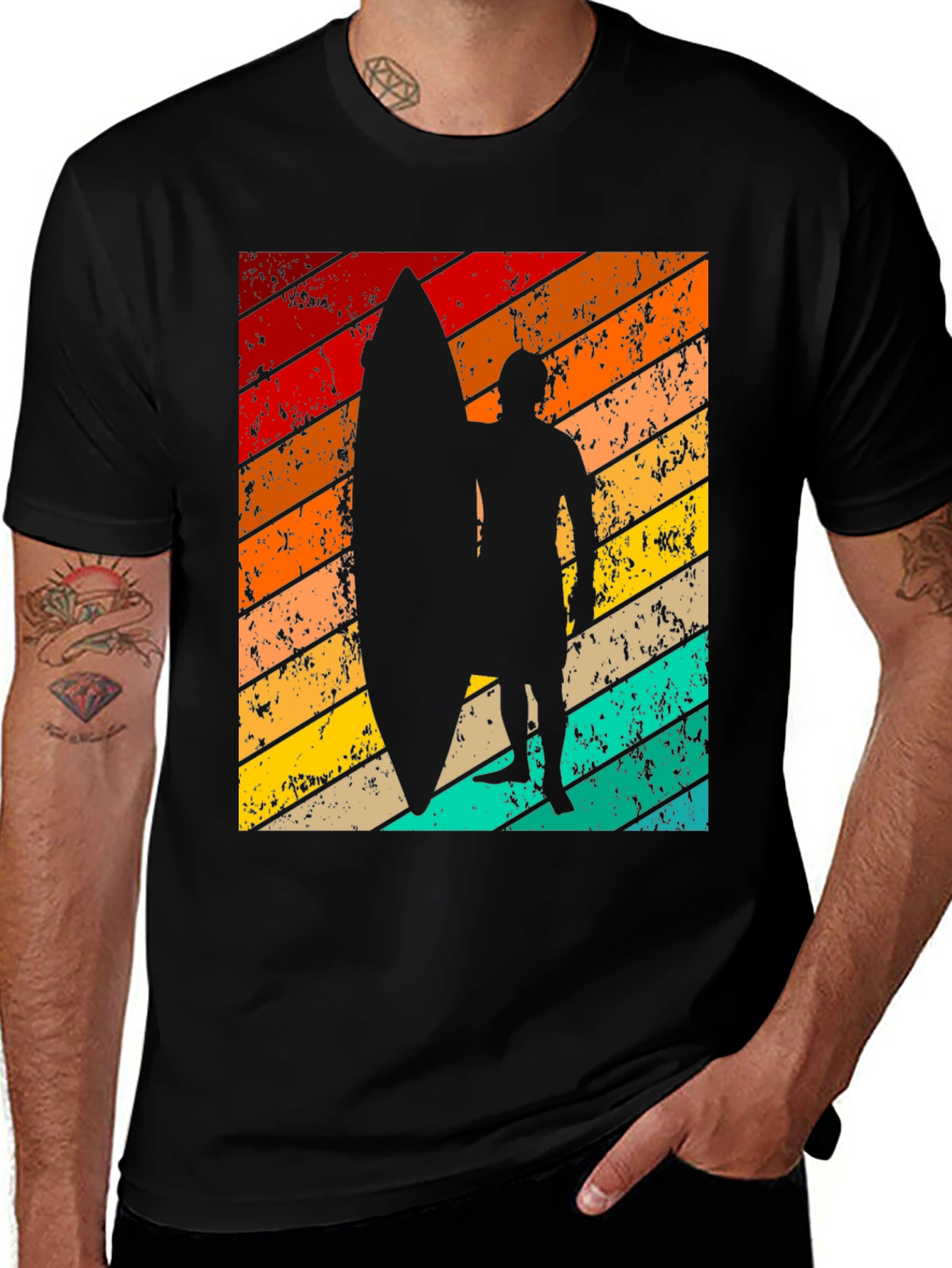 Retro Surfer Graphic Tee