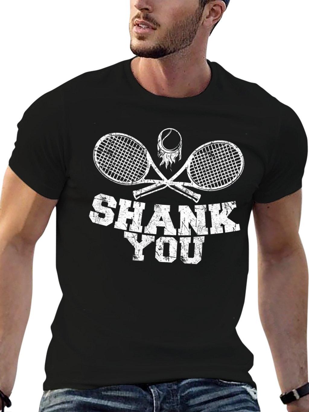 Shank You Tennis Graphic T-Shirt