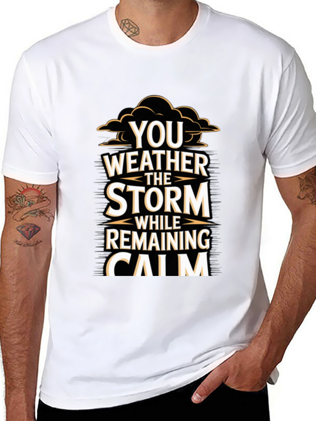 Weather the Storm Graphic Tee - Black