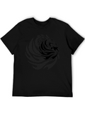 Dragon Graphic Tee - Premium Black Cotton T-Shirt
