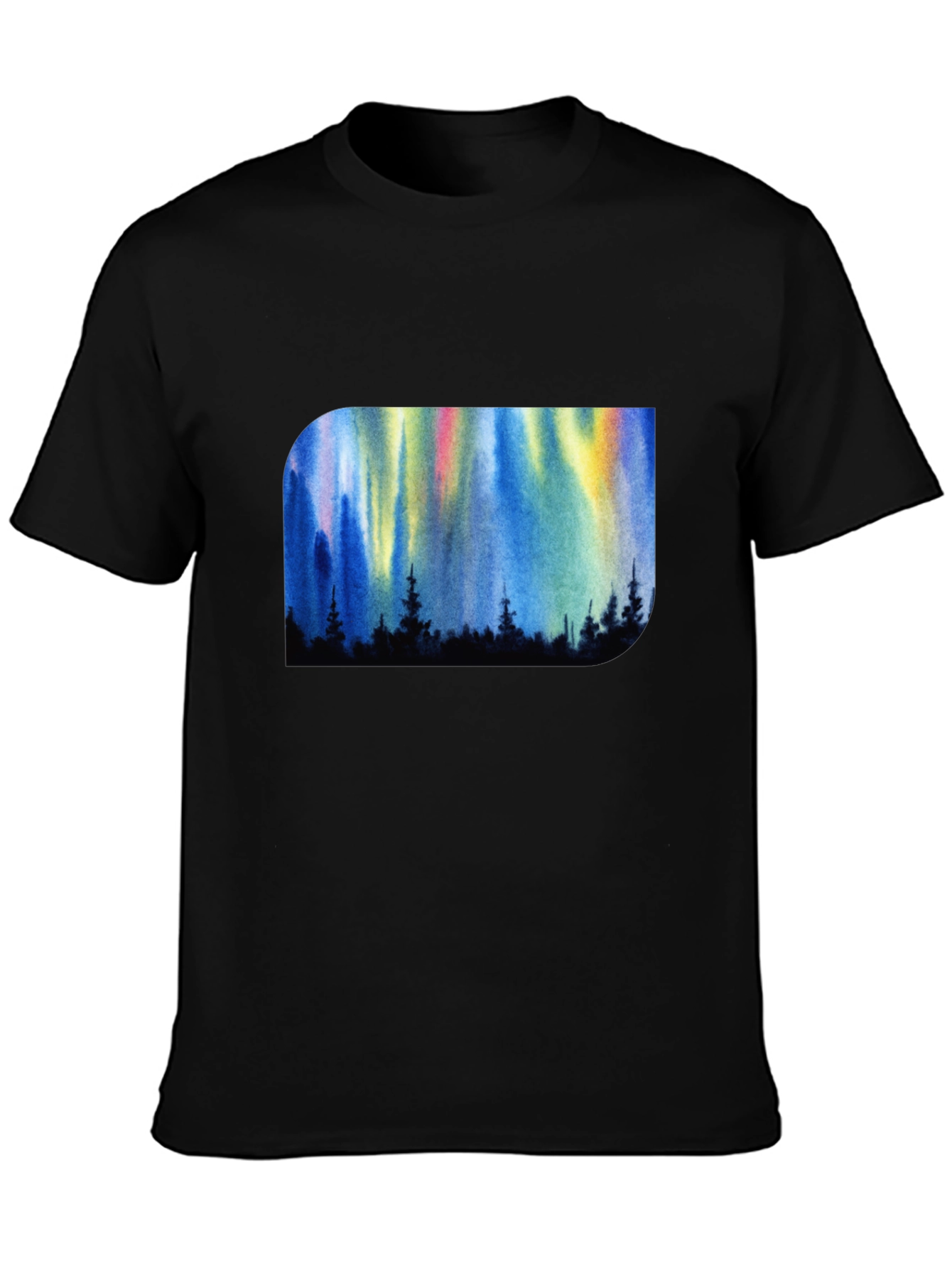 Aurora Borealis Graphic Tee - Northern Lights Shirt