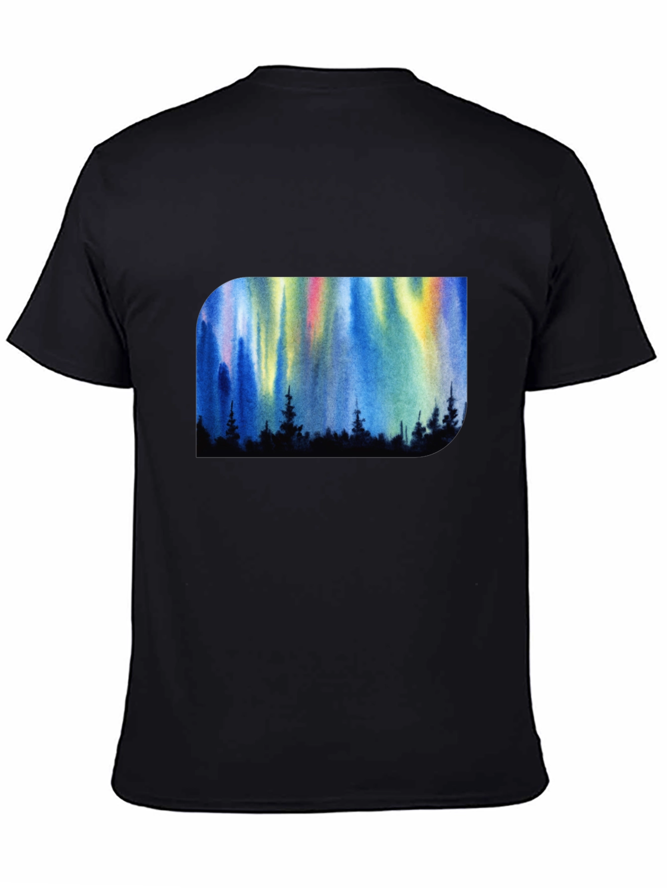 Aurora Borealis Graphic Tee - Northern Lights Shirt