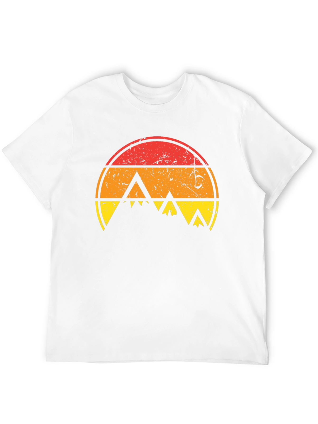 Retro Sunset Mountain Graphic Tee