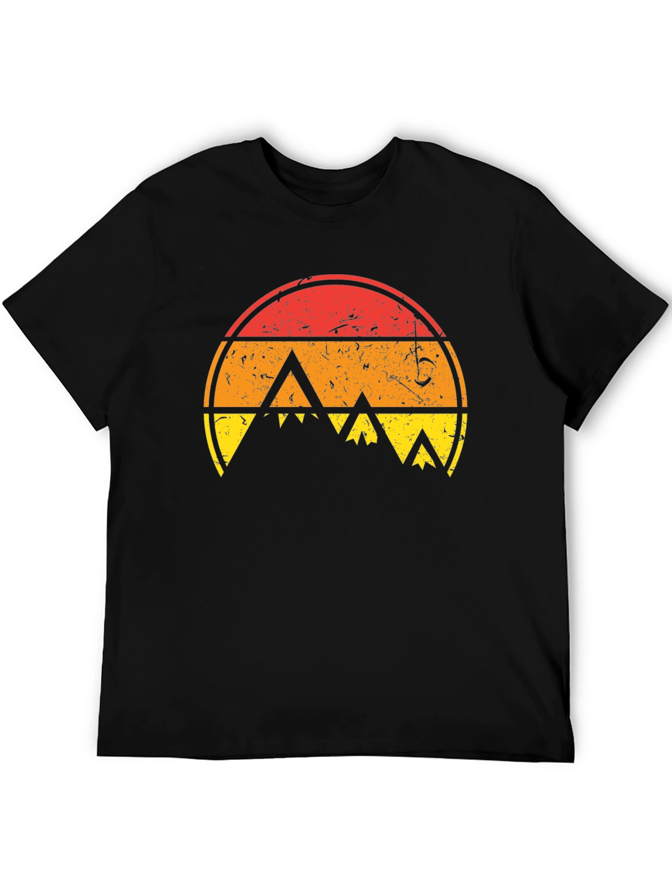 Retro Sunset Mountain Graphic Tee