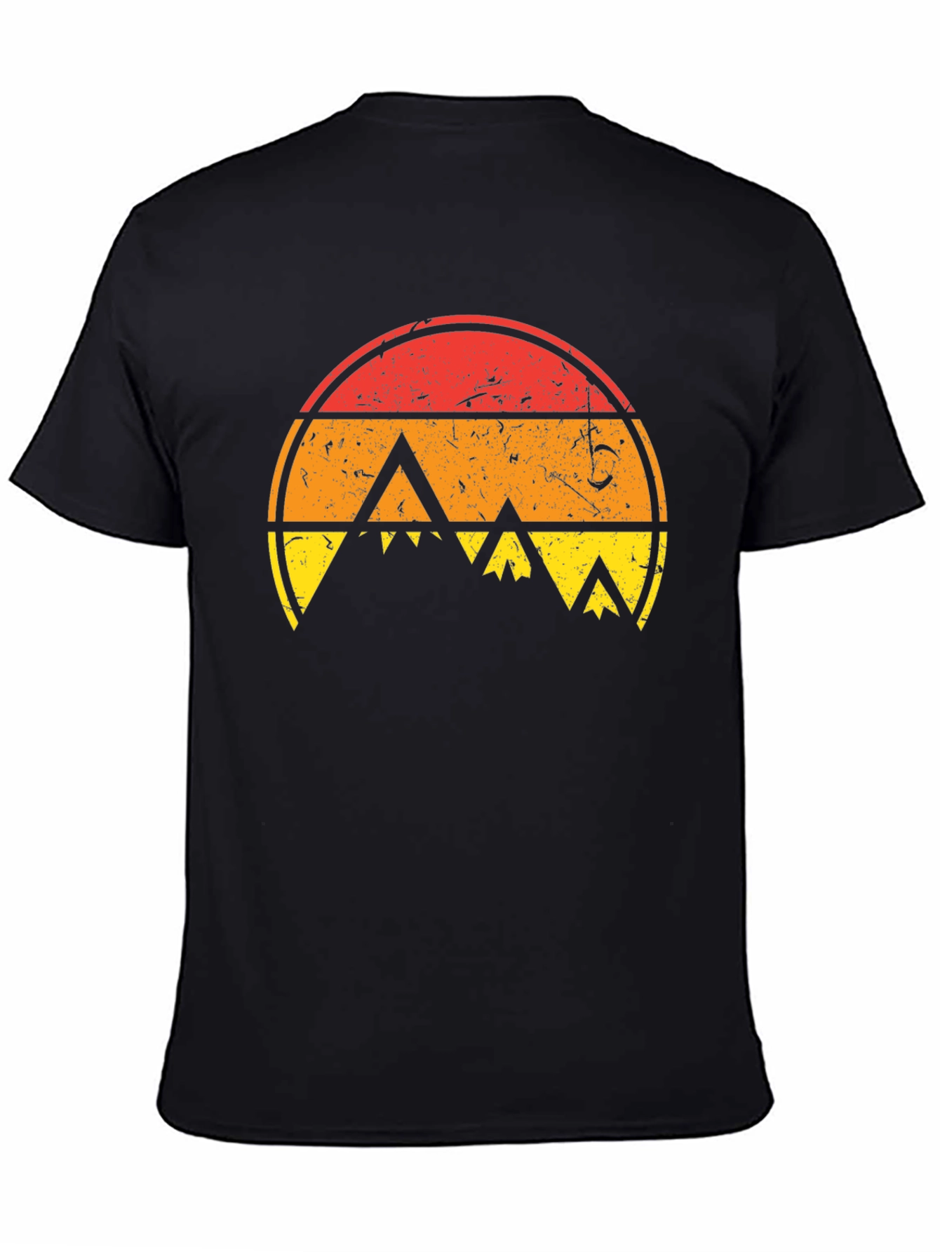 Retro Sunset Mountain Graphic Tee