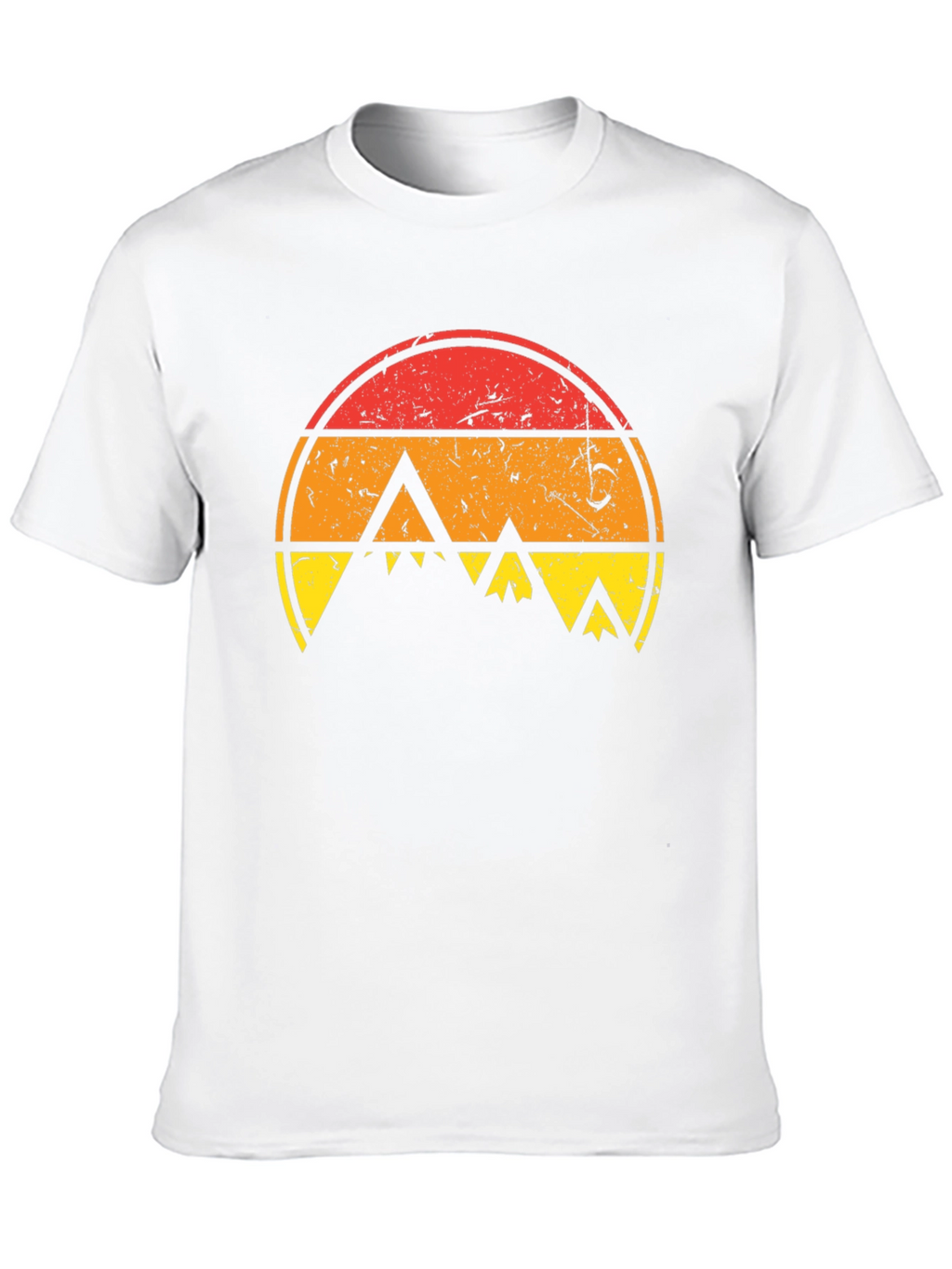 Retro Sunset Mountain Graphic Tee
