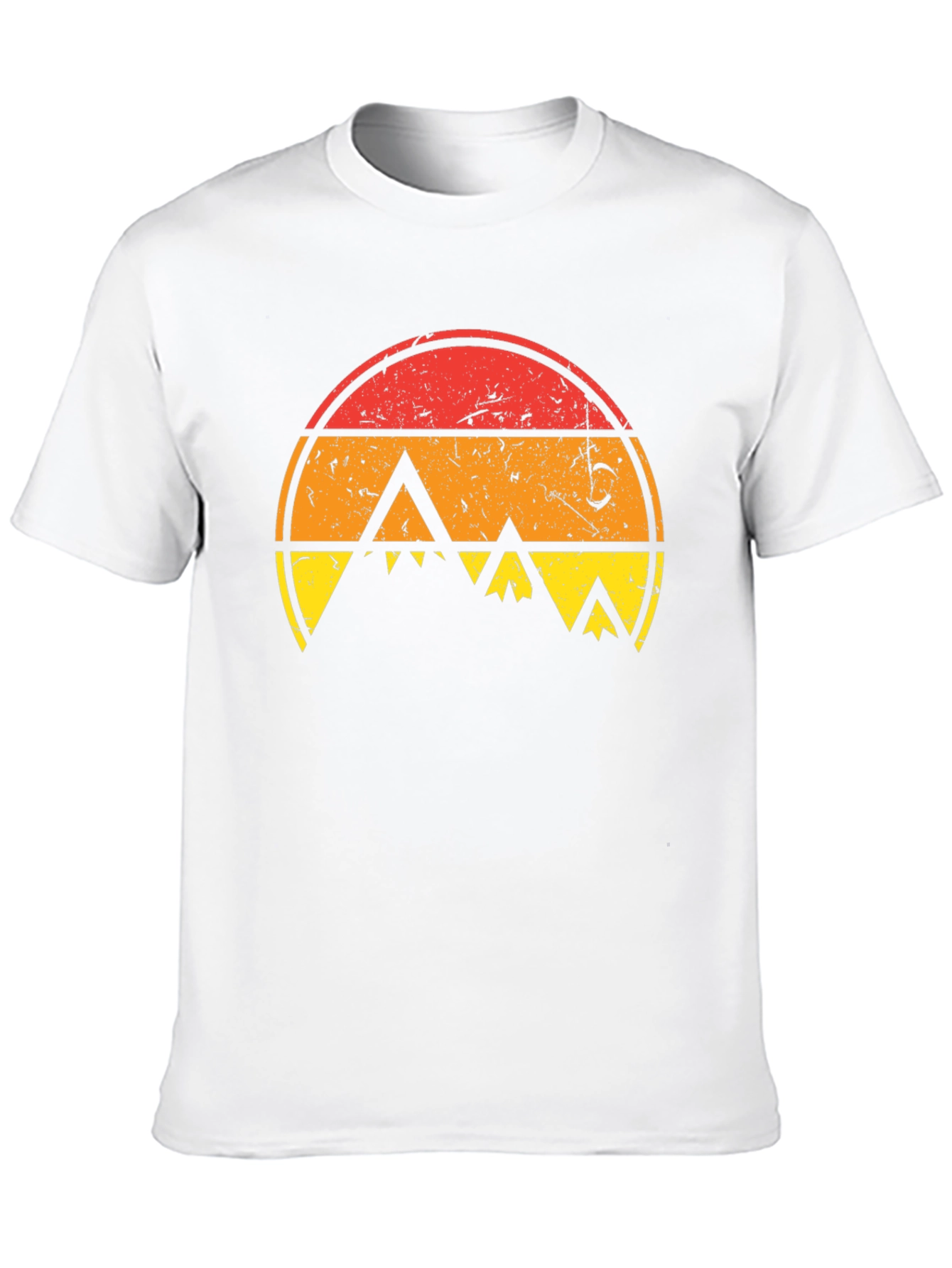 Retro Sunset Mountain Graphic Tee