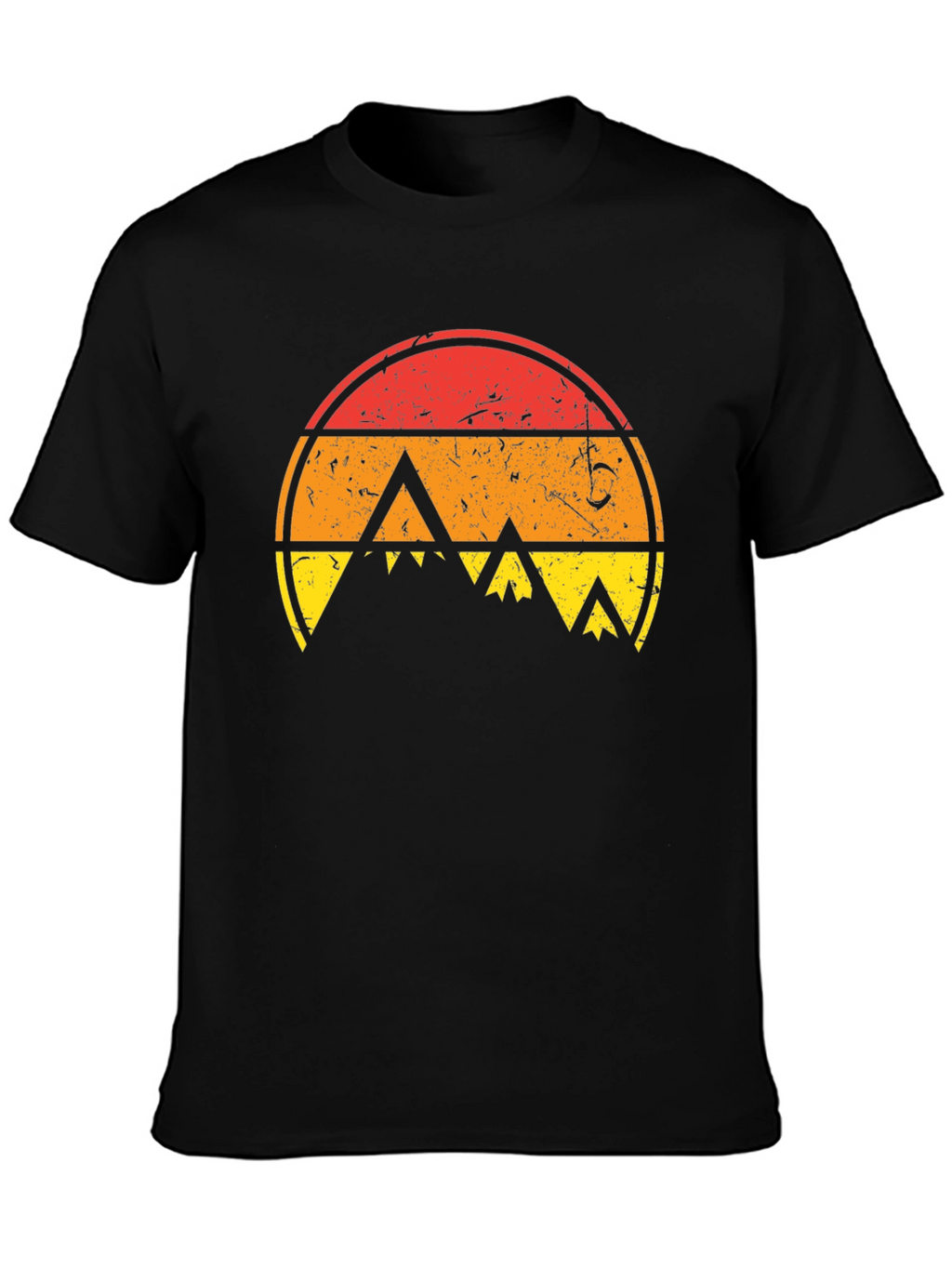 Retro Sunset Mountain Graphic Tee