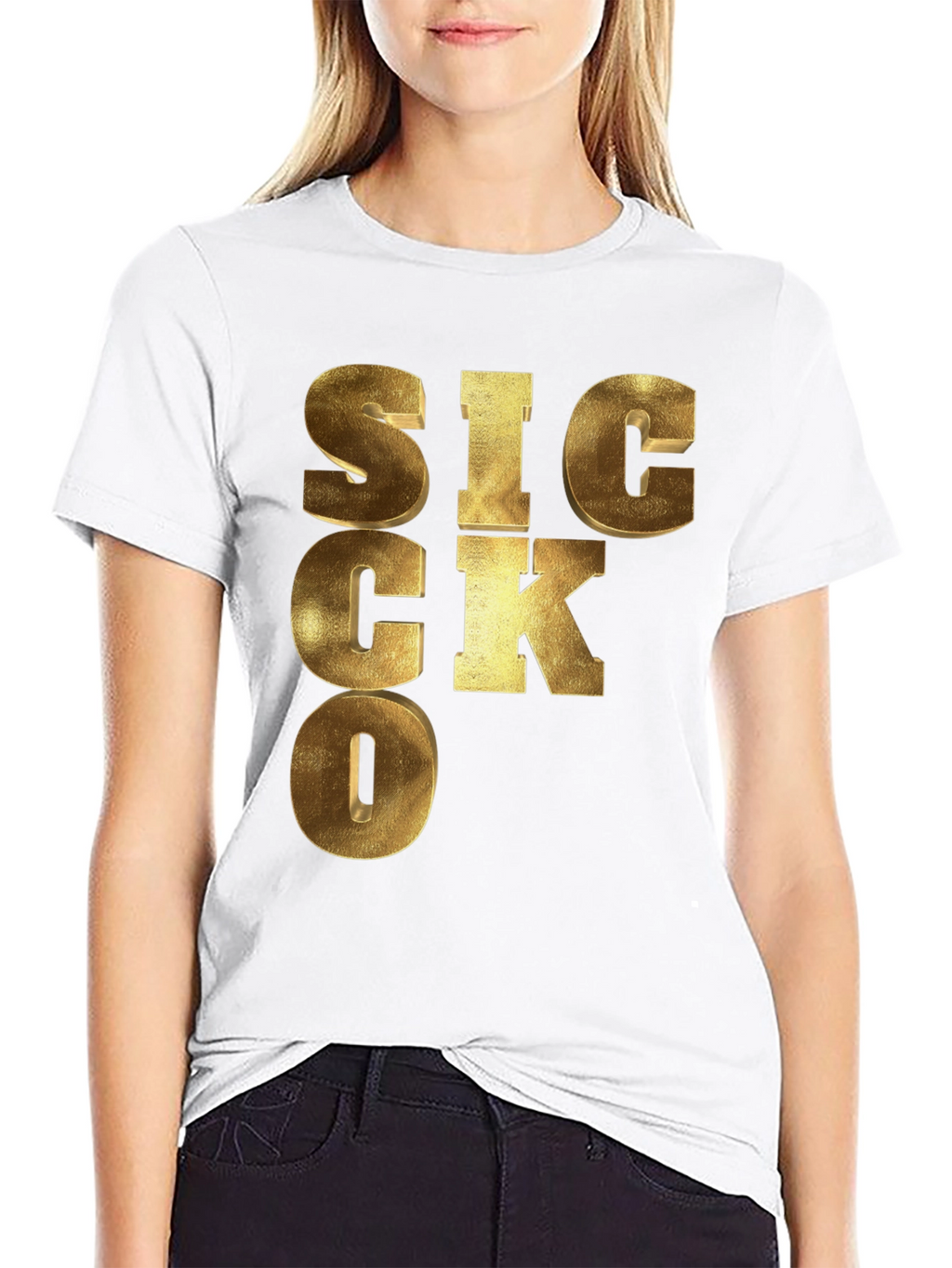 SICKO Graphic Print Tee - Unique Design Bold Style
