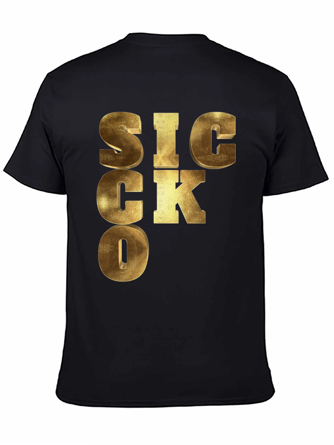 SICKO Graphic Print Tee - Unique Design Bold Style