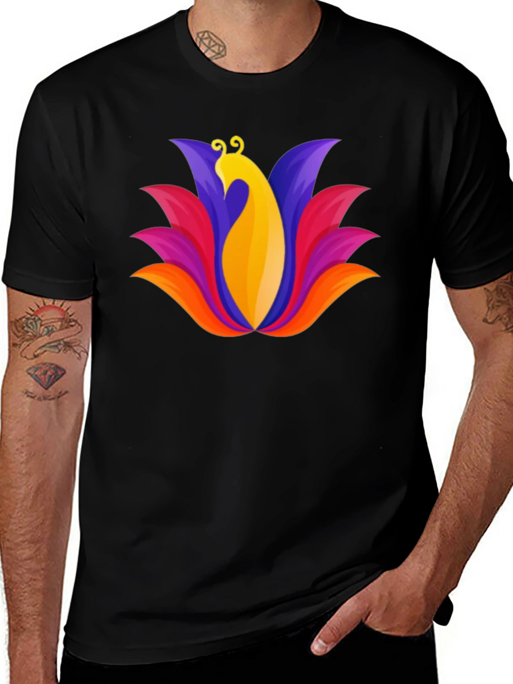 Peacock Graphic T-Shirt