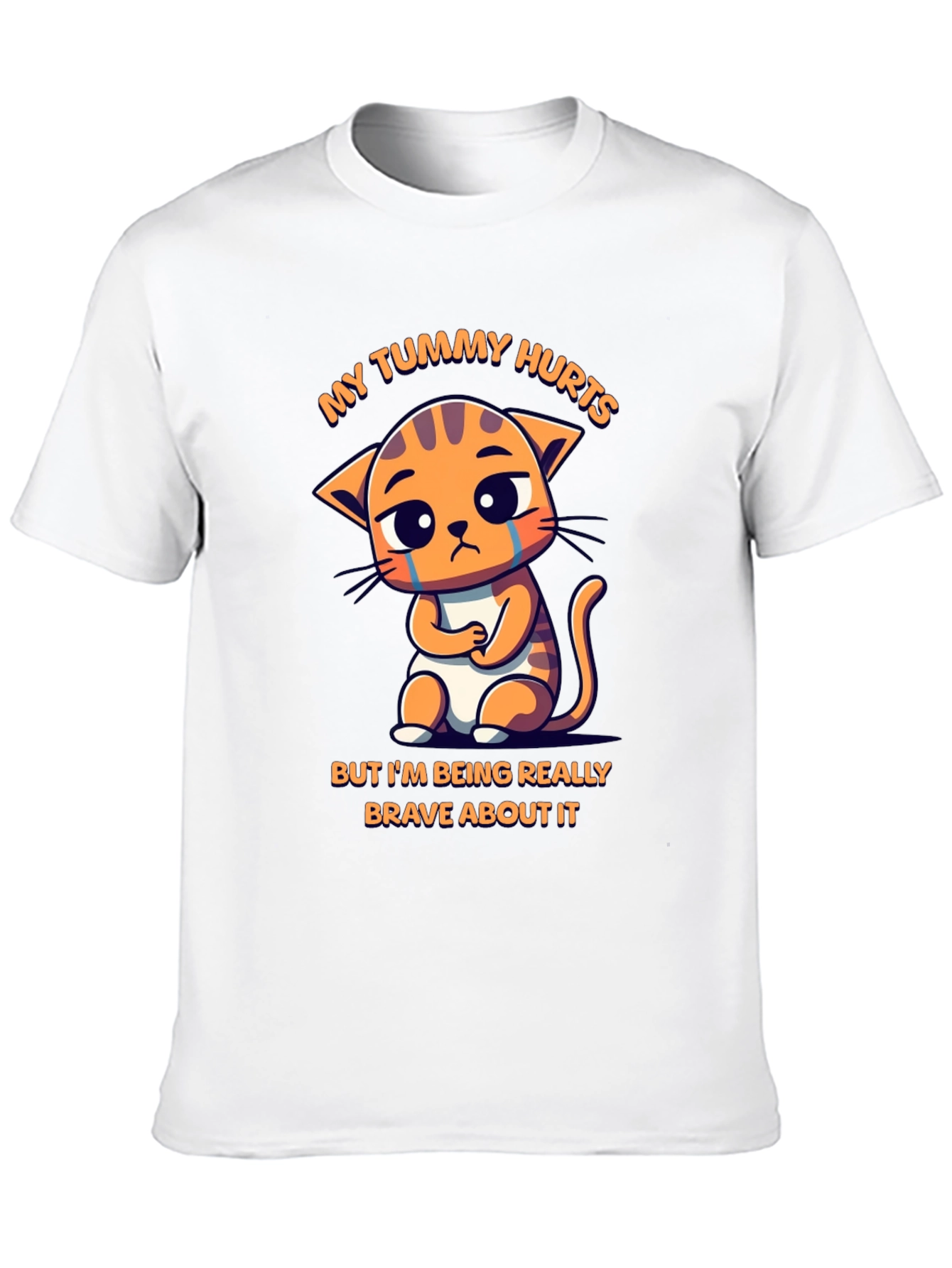 My Tummy Hurts Cat T-Shirt