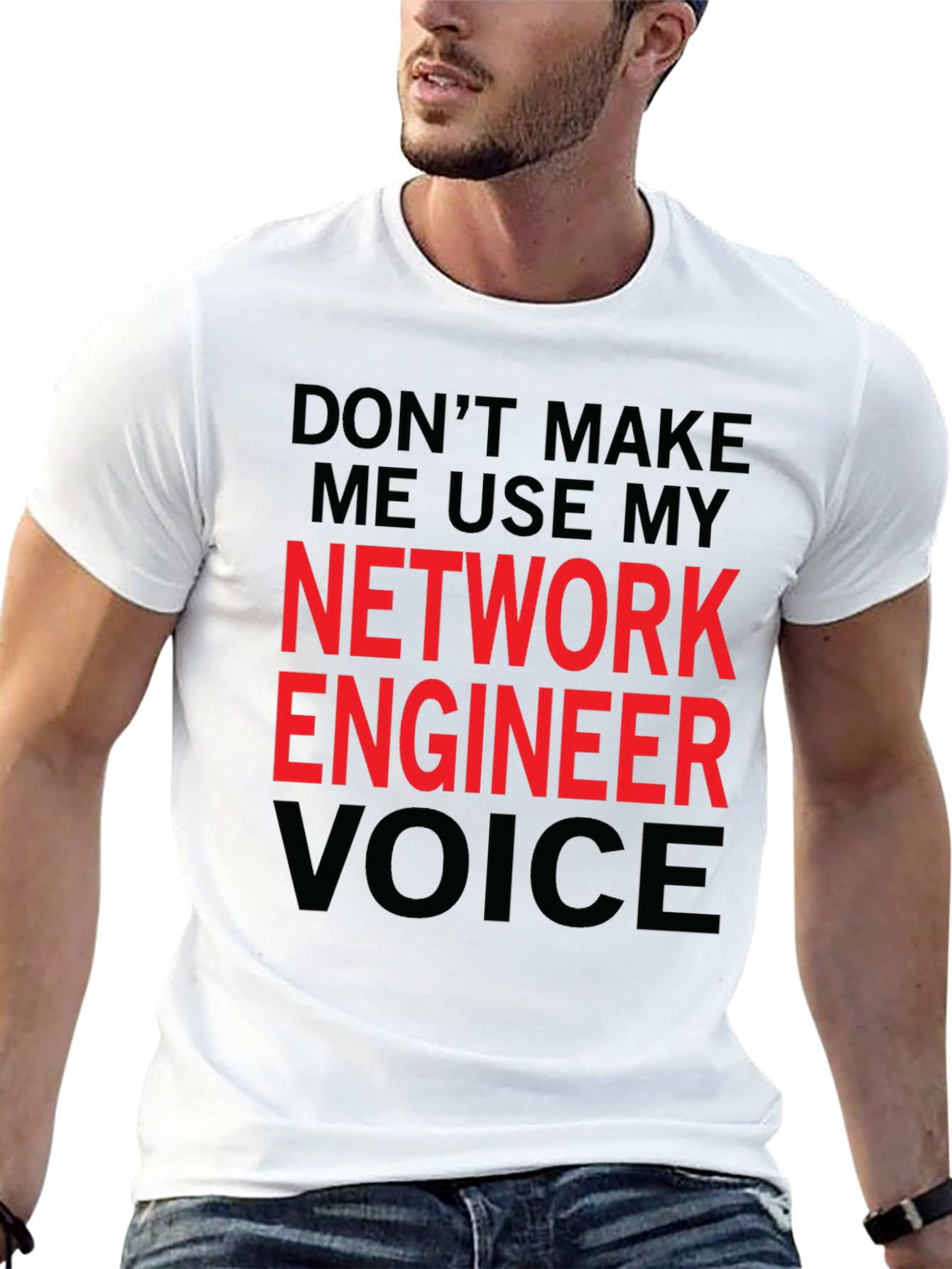 Network Engineer Voice T-Shirt - Funny Job Tee