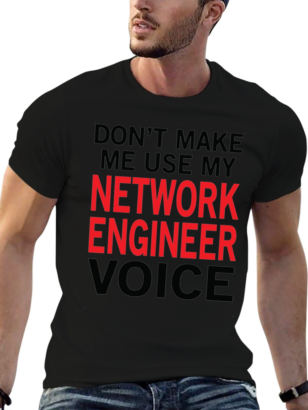 Network Engineer Voice T-Shirt - Funny Job Tee