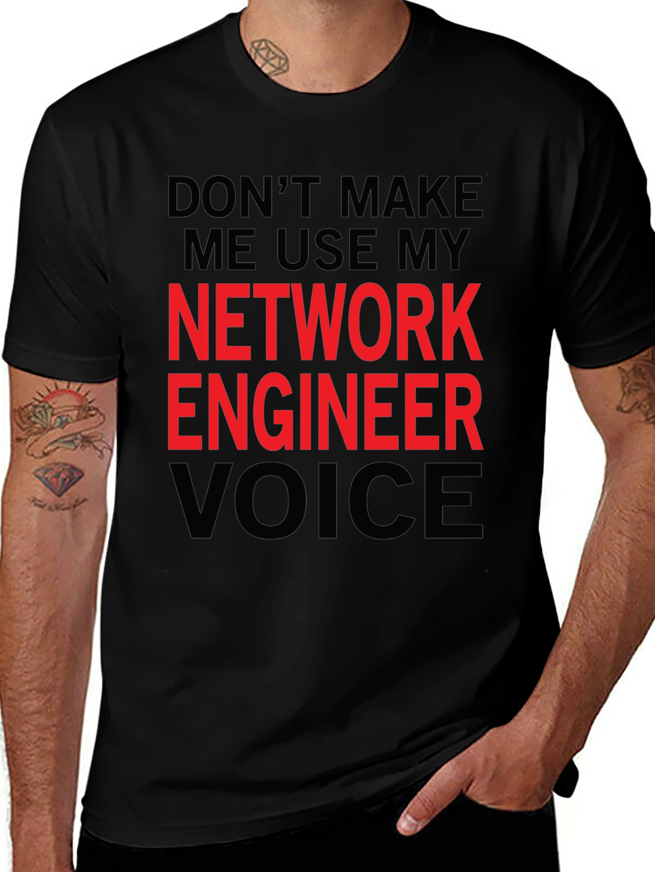 Network Engineer Voice T-Shirt - Funny Job Tee