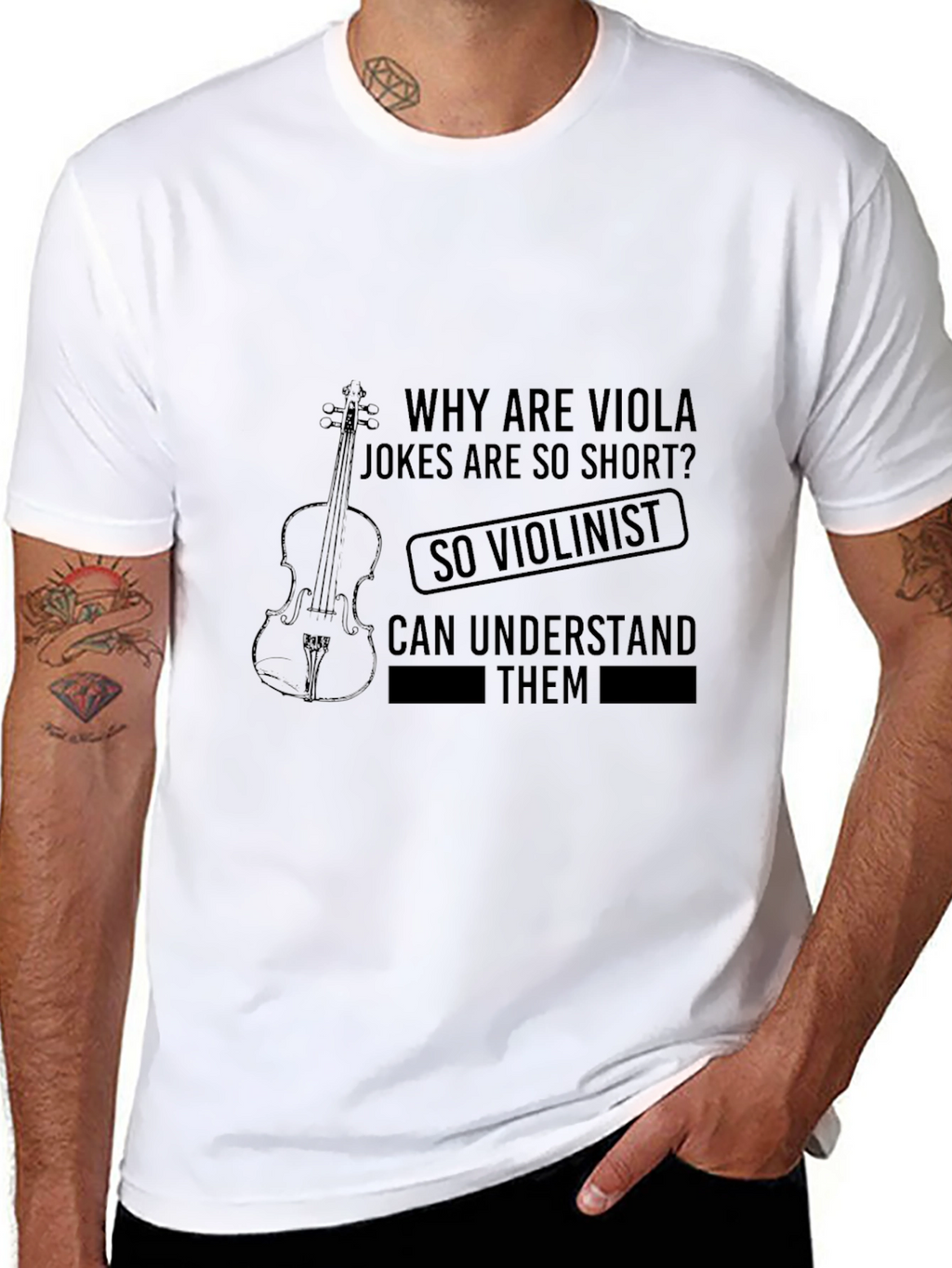 Viola Jokes Humor T-Shirt - Musician Gift