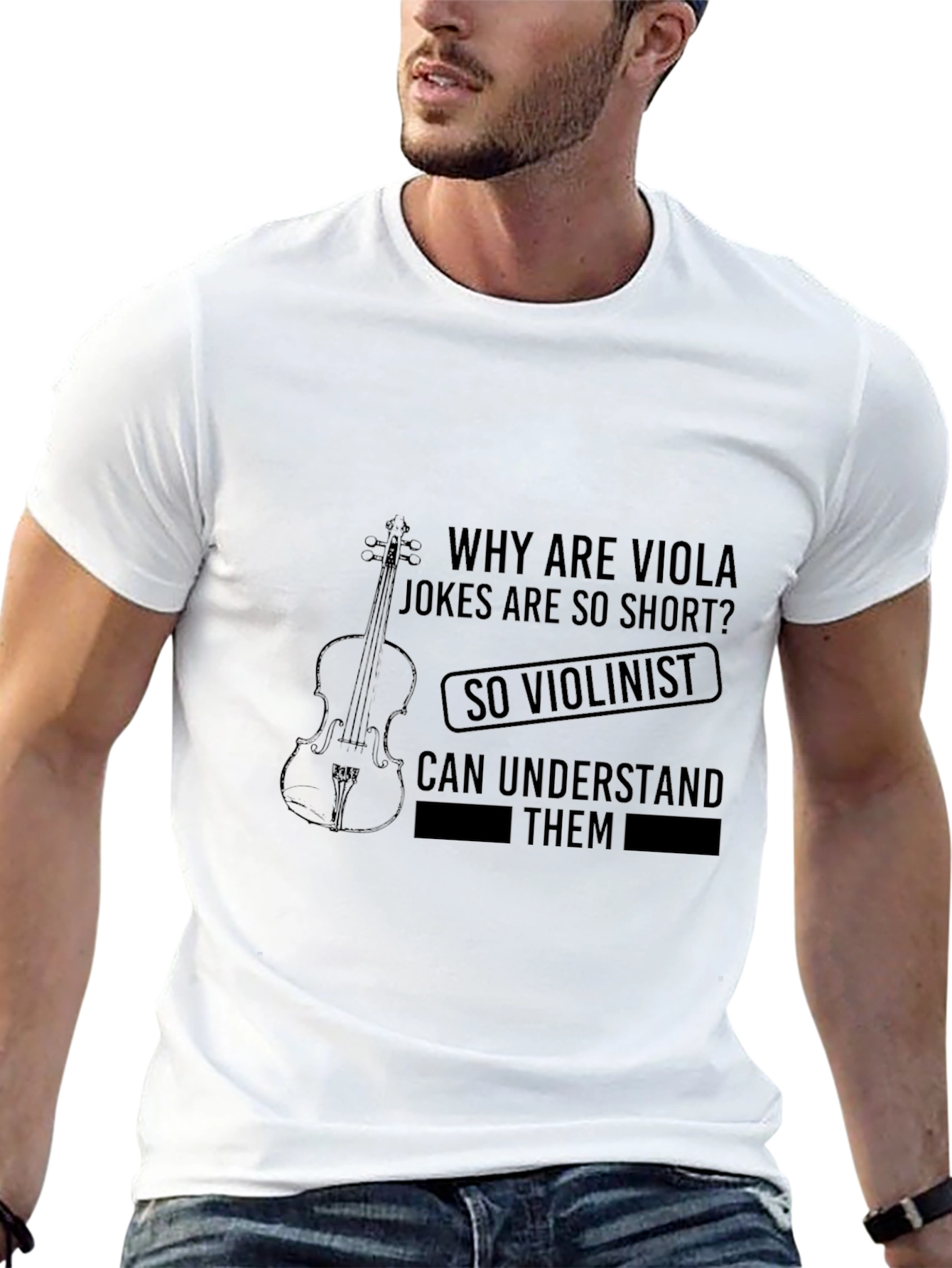 Viola Jokes Humor T-Shirt - Musician Gift
