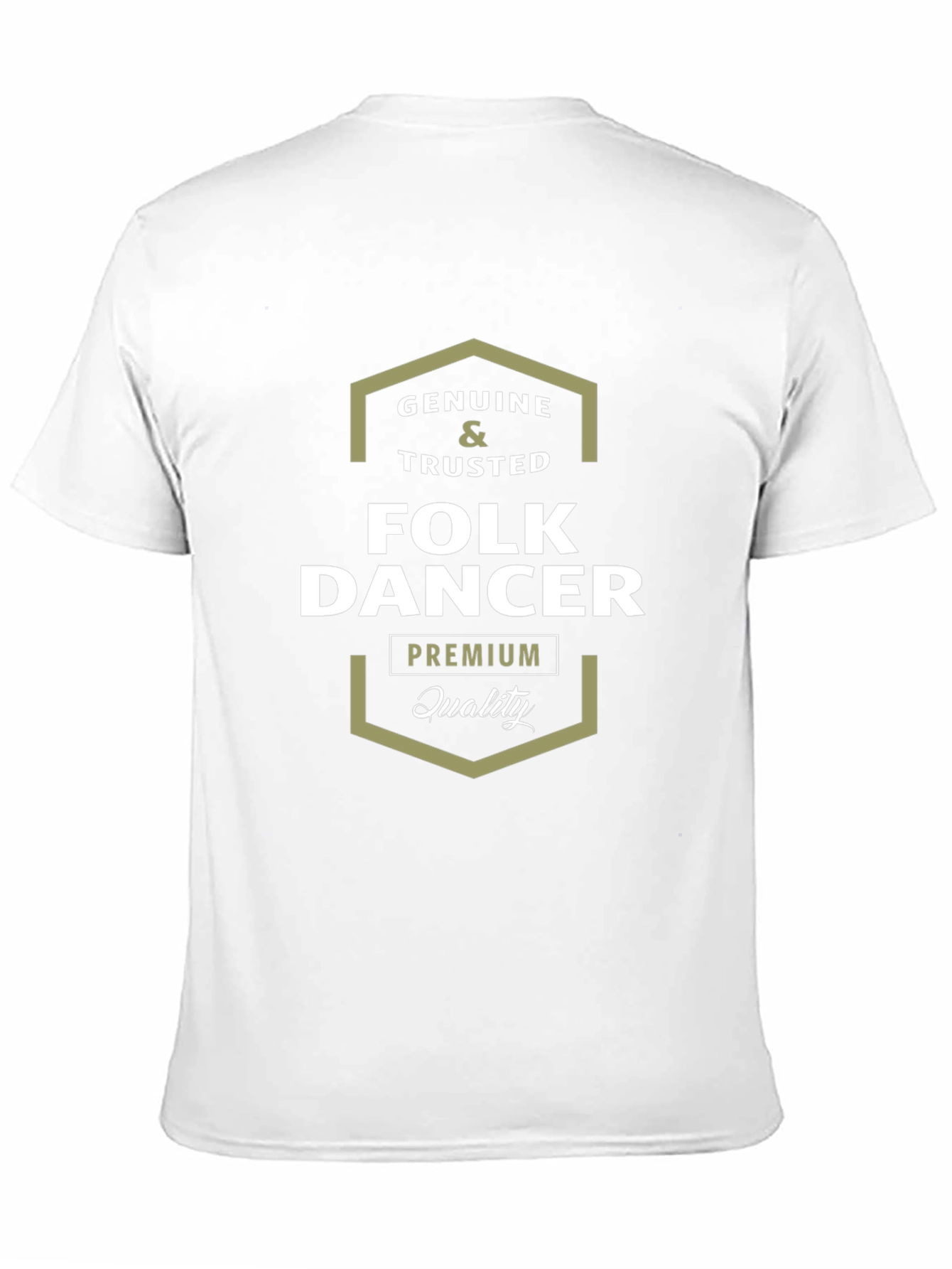 Genuine & Trusted Folk Dancer Premium Quality Black T-Shirt