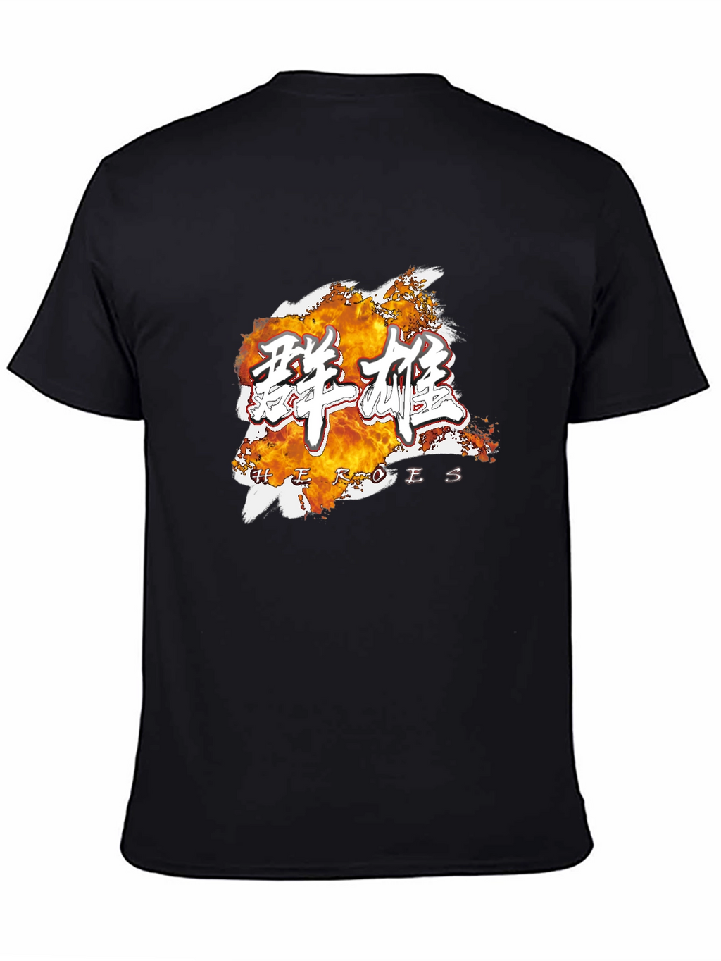 Heroes Graphic Tee - Stylish Black Cotton T-Shirt