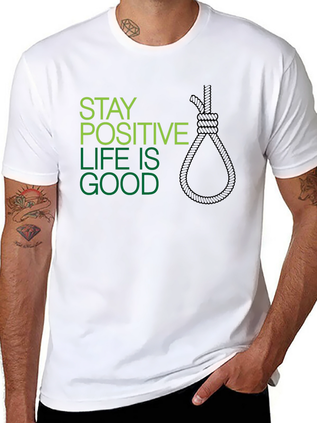 Stay Positive Life Is Good T-Shirt