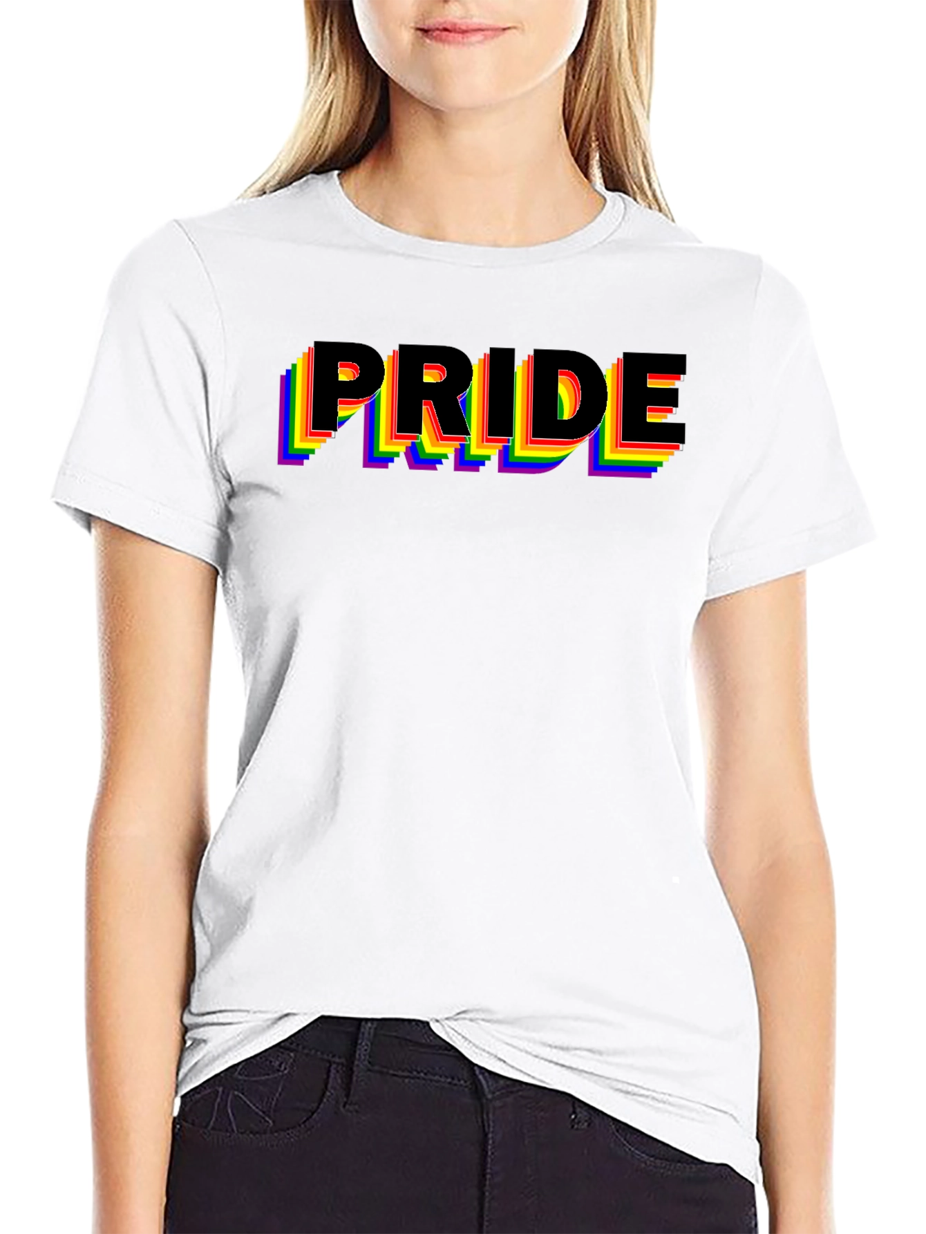 Rainbow Pride Layered T-Shirt