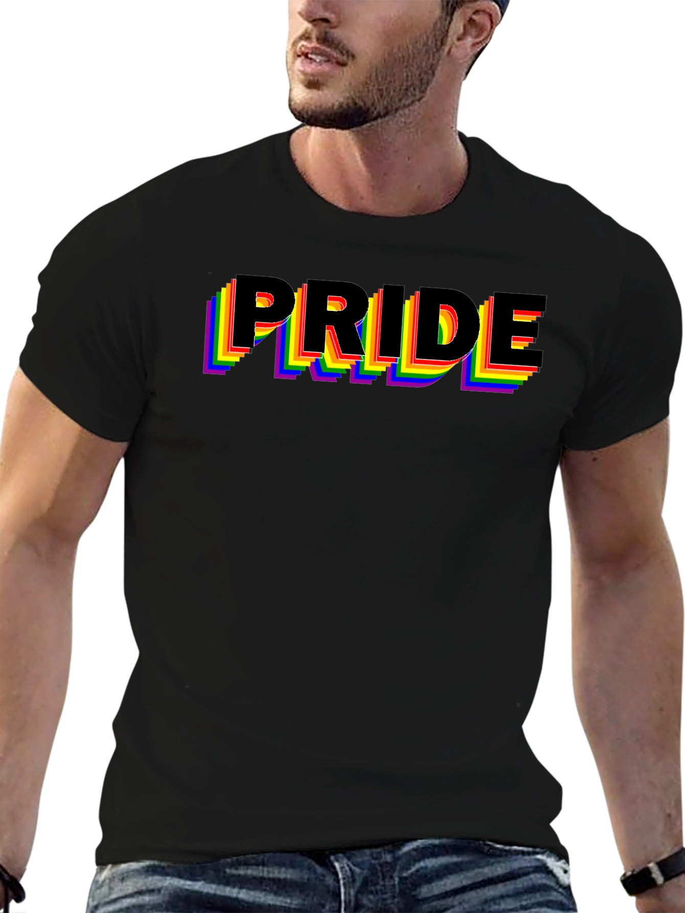 Rainbow Pride Layered T-Shirt